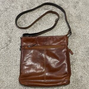 Women’s Jack Georges Voyager Leather Crossbody Bag